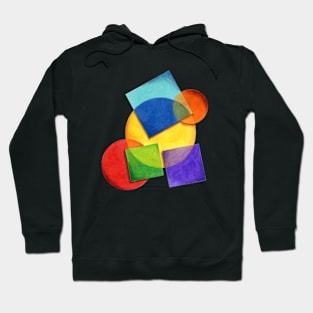 Rainbow Candy Geometric Hoodie